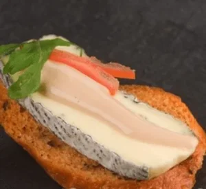 Crostini blauwe kaas