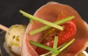Spies Parmaham met mozzarella